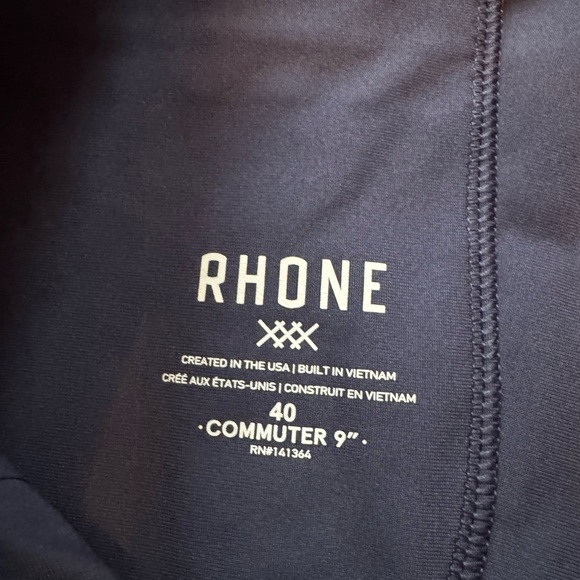 Rhone Commuter Shorts Men’s Size 40 Navy 9” Inseam Flex-Knit NEW $98 MSRP - Picture 4 of 8